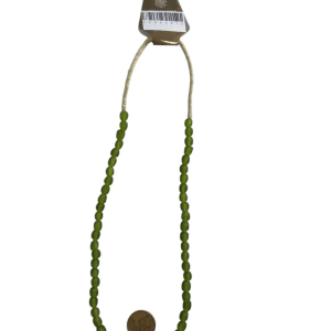 Collar cuentas de vidrio de Ghana pequeñas