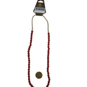 Collar cuentas de vidrio de Ghana pequeñas