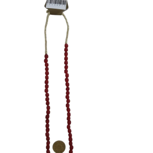 Collar cuentas de vidrio de Ghana pequeñas